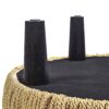 Yolanda - Round Upholstered Accent Ottoman - Fawn Brown - Image 3