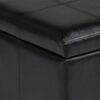 Amelia - Storage Ottoman Bench - Midnight Black - Image 6