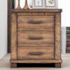 Drawer Reclaimed Solid Wood Framhouse Nightstand - Natural - Image 4