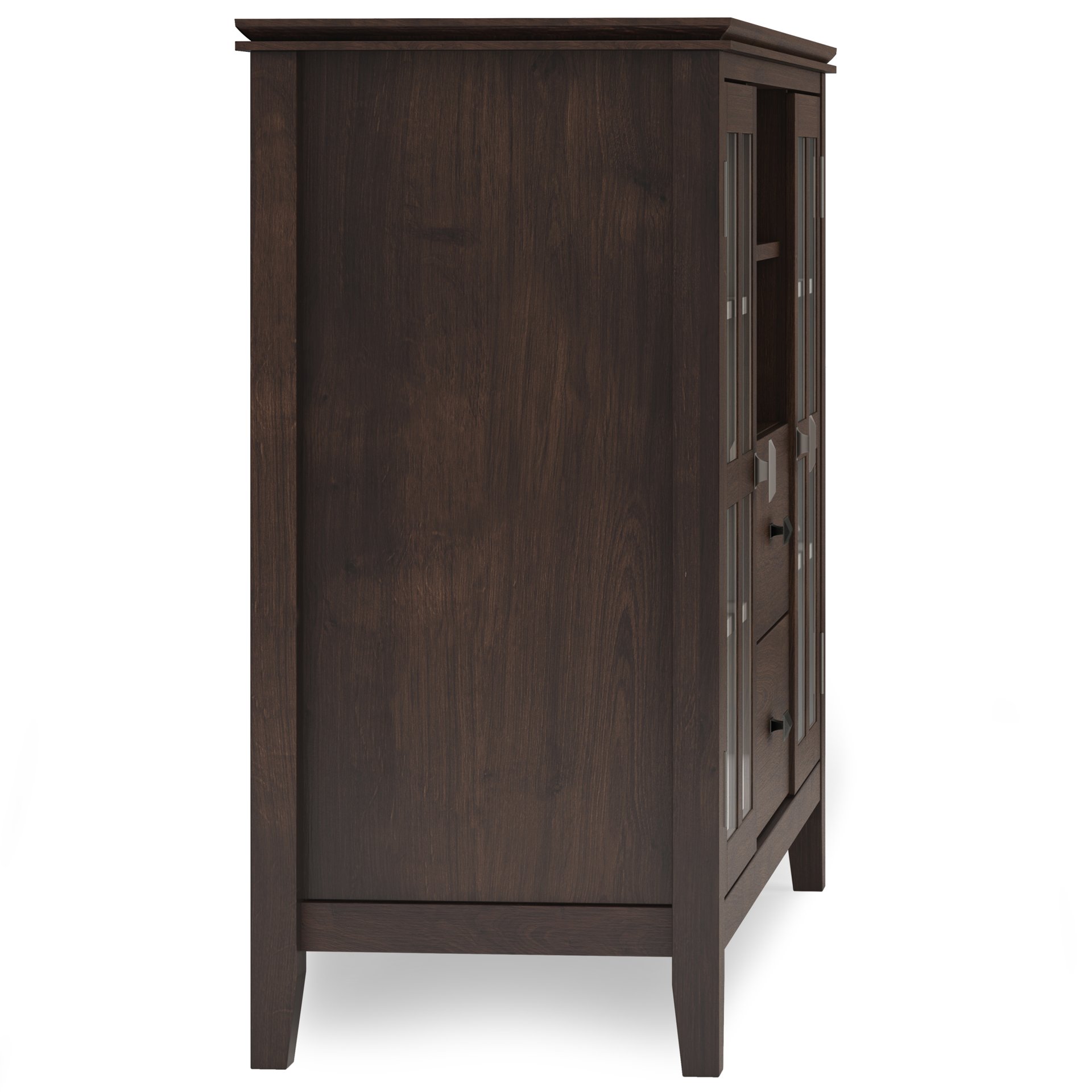 Artisan - Tall TV Media Stand - Dark Chestnut Brown - Image 3