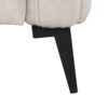 Upholstered 3 Seater Curved Sofa With Printed Pillows Chenille - Beige - Image 22