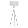 Lighting, Floor Lamp, Nickel Metal, Contemporary - Silver - Image 2