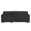 Convertible L Shaped Sofa Couch With Storage, Cup Holders, USB Ports - Black - Image 23