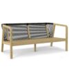 Palmetto - Outdoor Sofa - Stone Gray - Image 3