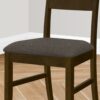 Dining Chair, Upholstered, Side, Dining Room, Transitional (Set of 2) - Brown - Image 6