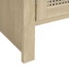 Tall Arched Kitchen Pantry, Arched Storage Display Cabinet With 2 Drawers & Adjustable Shelves, Rattan Door Versatile Storage Cabinet For Kitchen, Dining Room - Natural - Image 21