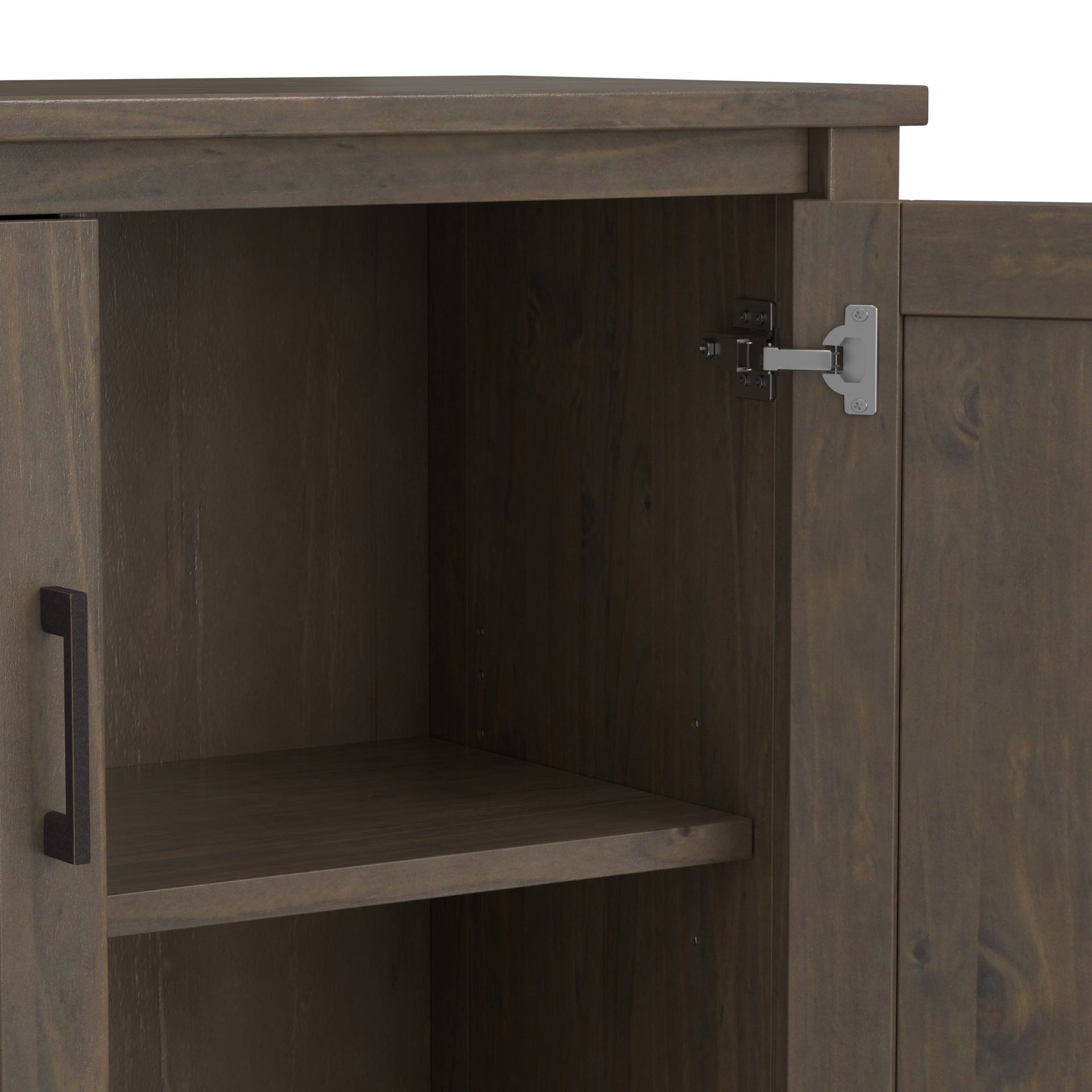 Ela - Low Storage Cabinet - Smoky Brown - Image 4