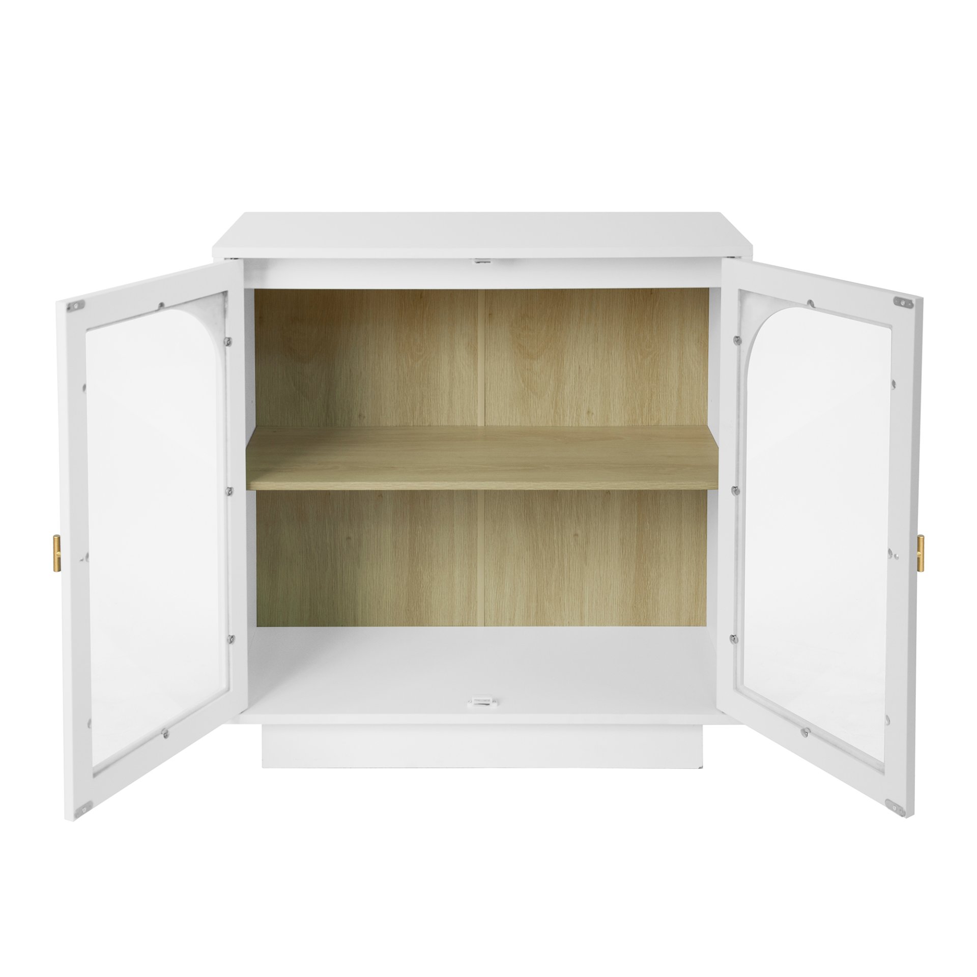 Storage Cabinet With Door For Living Room, Dining Room, Study - White - Image 12