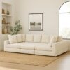 Haven - 6 Piece Modular Sectional - Cream - Image 2