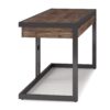 Erina - Large Desk - Rustic Natural Aged Brown - Image 3