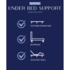 Comfort Care - 7" Full, Foam Core Mattress, Medium Comfort - Gray / Blue - Image 9