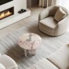 Diamond - Coffee Table, Polished Surface - Pink - Image 5