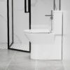 1 Piece Toilet With Dual Flush & Rimless Bowl - Glossy White - Image 5