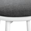 Swivel Stool Bar Height, Contemporary & Modern (Set of 2) - White / Gray - Image 6