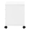Office, File Cabinet, Printer Cart, Rolling File Cabinet, Mobile, Storage, Contemporary & Modern - White - Image 3