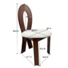 Key Design Dining Chairs (Set of 2) - Brown - Image 3