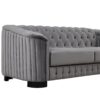 Sofa With Legs, Upholstered, Thick Removable Seat Cushion, 3 Seater - Gray - Image 20