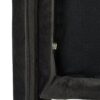 David - King Tufted Wingback Bed - Dark Charcoal Gray - Image 11