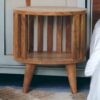 Ariella - Single Shelf Nightstand - Oak - Image 12