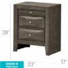 Marilla - Nightstand - Gray - Image 6