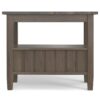 Lev - Narrow End Table - Smoky Brown - Image 3