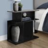 Accent Table, Side Contemporary & Modern - Black - Image 3