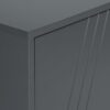 TV Stand, Console, Media Entertainment Center, Storage Cabinet, Contemporary Convenient Design - Gray - Image 6