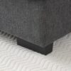 Contemporary U Shaped Sofa With Console And Cupholders Fabric, 6 Seat Living Room Sleeper Couch With Chaise - Gray - Image 8