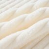 2 In 1 Foldable Sofa Plush Corduroy Sofa Convertible Floor Sofa Bed Deep Seating With Multi Functional Blanket Suitable For Living Rooms - Beige - Image 15