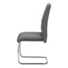 Dining Chair, Side Upholstered For Dining Room, Contemporary & Modern (Set of 2) - Gray - Image 5