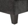 U Shaped Sectional Sofa Couch With Dual Chaise Lounges, Storage Pockets, Armrest Pillows - Black - Image 22