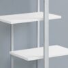 Bookshelf, Bookcase, Etagere, 5 Tie For Office, Contemporary & Modern - White - Image 2