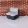 Minnesota - Armless Patio Chairs (Set of 2) - Gray - Image 4
