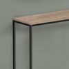 Accent Console Table For Entryway, Contemporary Convenient Design - Taupe - Image 2