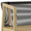 Palmetto - Outdoor Sofa - Stone Gray - Image 8