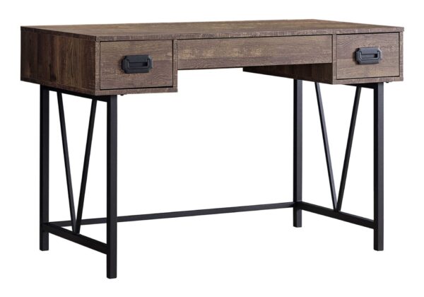 Computer Desk For Home Office, Laptop, Storage Drawers, Transitional - Brown