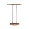 Tareel - Round Accent Table With Open Oval Pedestal - Antique Bronze - Image 4