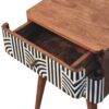 Inlay - Edessa Bone Bedside Table - Caramel - Image 4