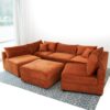 Uptown - Modular Sofa - Burnt Orange - Image 11