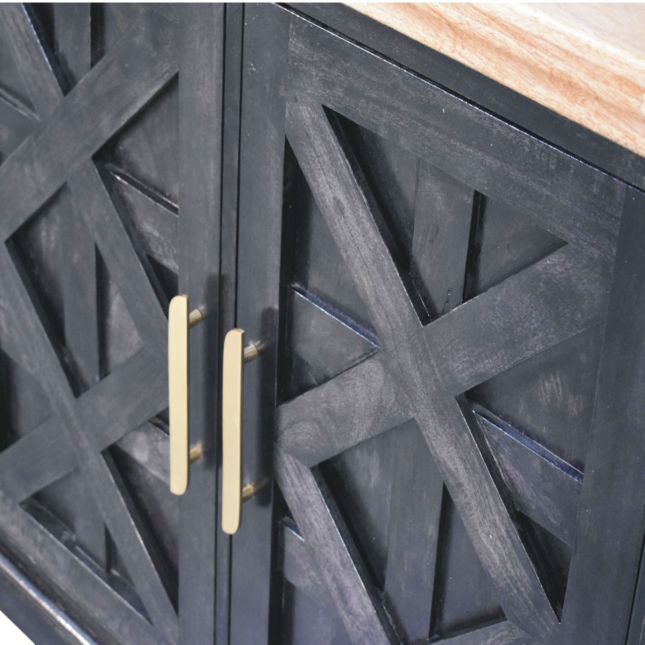 Regal - Rustic Sideboard - Black - Image 6
