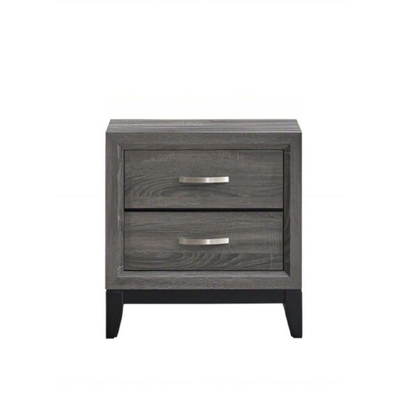 Glasgow - Nightstand With English Dovetail Drawers - Gray