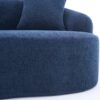 Full Compression Sponge Modular Chenille L Shape Sectional Sofa With High Density Foam, Spacious And Comfortable - Navy Blue - Image 6