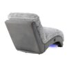 Denise - Accent Chaise With USB Port - Gray / Nickel - Image 6