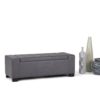 Laredo - Large Storage Ottoman - Stone Gray - Image 9