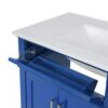 Bathroom Vanity With Sink, Soft Close Doors, Construction - Blue - Image 17