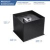 0.89 Cubic Ft Floor Safe - Black - Image 8