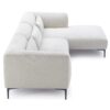 Laley - Right Facing L Shaped Linen Sectional - Beige - Image 4