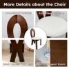 Key Design Dining Chairs (Set of 2) - Brown - Image 7