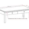 Cosmopolitan - Coffee Table - Mahogany Brown - Image 10