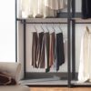 Monica - Wood Walk In Closet System With Modular Design Melamine - Rustic - Image 10
